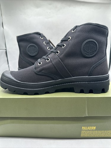 Palladium Stivali Pallabrousse Uomo – Nero, Cotone Organico E Gomma Riciclata - 3