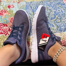 Avia Avi Solstice Women Purple Knit Memory Foam Athletic Shoes Size 11 A8725WUD