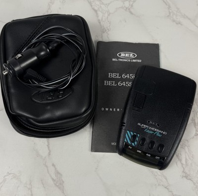 Bel-tronics BEL 645STi Super Wideband with Laser Plus Radar Laser Detector, Case