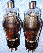 2 RCA 39/ 44 Vacuum Tubes - 1940's Pentodes for Vintage AM Radios