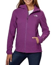 *NUEVO CON ETIQUETAS* Chaqueta con capucha ágil The North Face para mujer (violeta madera, M)