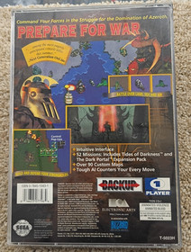 Warcraft II The Dark Saga SEGA Saturn 1997 Complete CIB (26238)