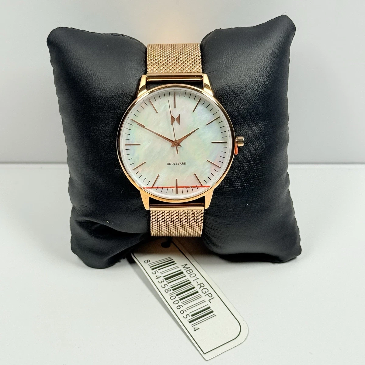 MVMT Boulevard Abbott Kinney 38 mm Gold MOP Dial Quartz New Battery Womens Watch MVMT Boulevard Rose Gold Bracelet Mother Of Pearl Dial  main image 3
