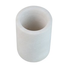 Tumbler Marble Bathroom Cup Canister Toothbrush Holder White Stone Natural