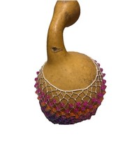 Natural African Gourd Hand Shekere Beaded Musical Instrument Big