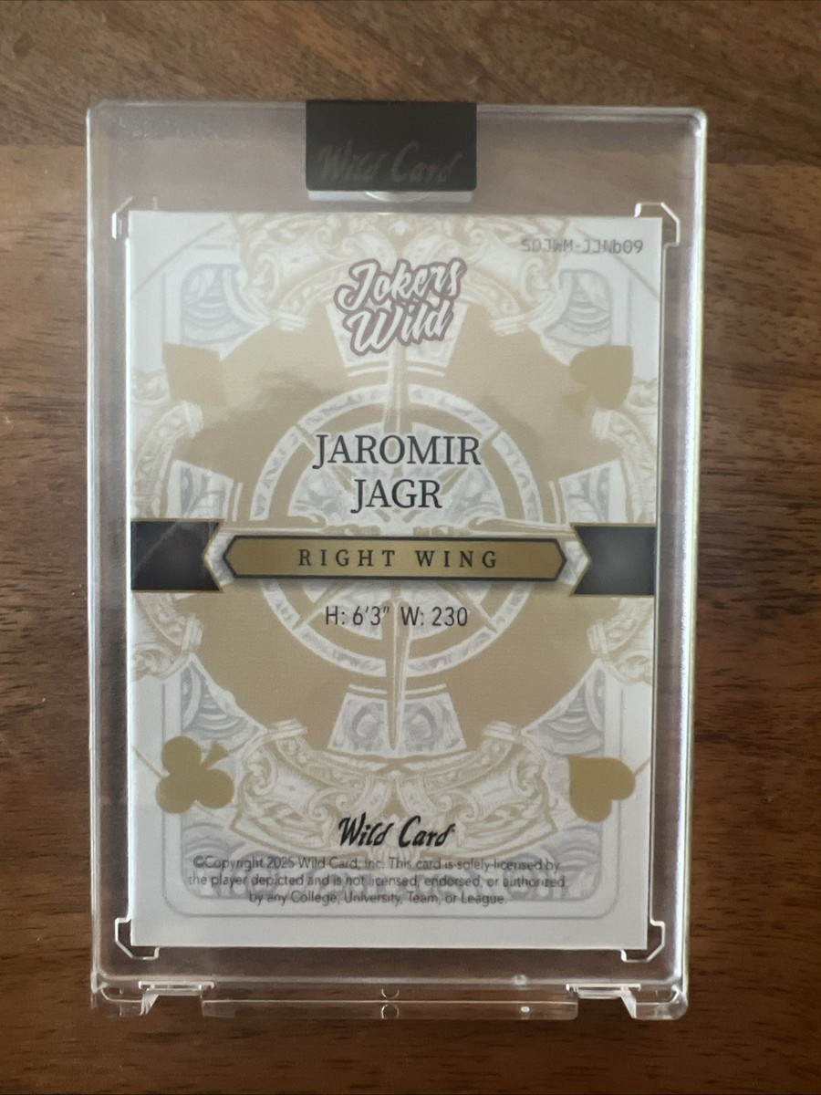 2025 Wild Card Multi Jokers Wild Joker 1/1 - Jaromir Jagr | eBay