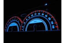 Honda Prelude 4 gen. glow gauge plasma dials tachoscheibe glow shift indicators 