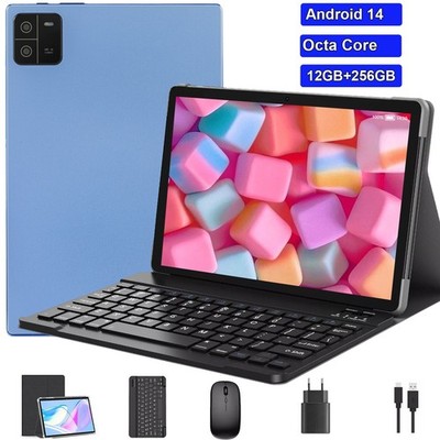 2025 10.1in 5G WiFi Tablet 12GB RAM 256GB ROM Octa-core 8000mAh PAD Dual Camera