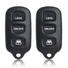 MechanMagic 2PCS Key Fob Remote Replacement Fits for Toyota 4Runner Black