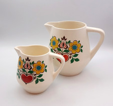 2 x Krug Keramik Torgau DDR Dekoration Sammler