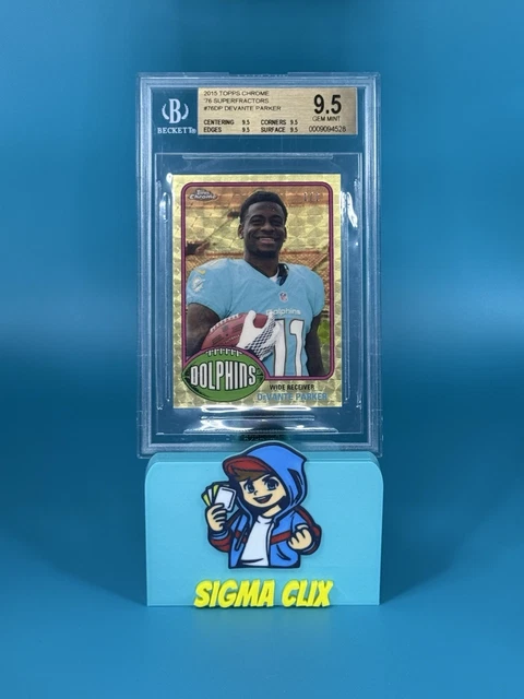 DeVante Parker ROOKIE RC SUPERFRACTOR 1/1 BGS 9.5 2015 Topps Chrome 1976 GEM MT⭐