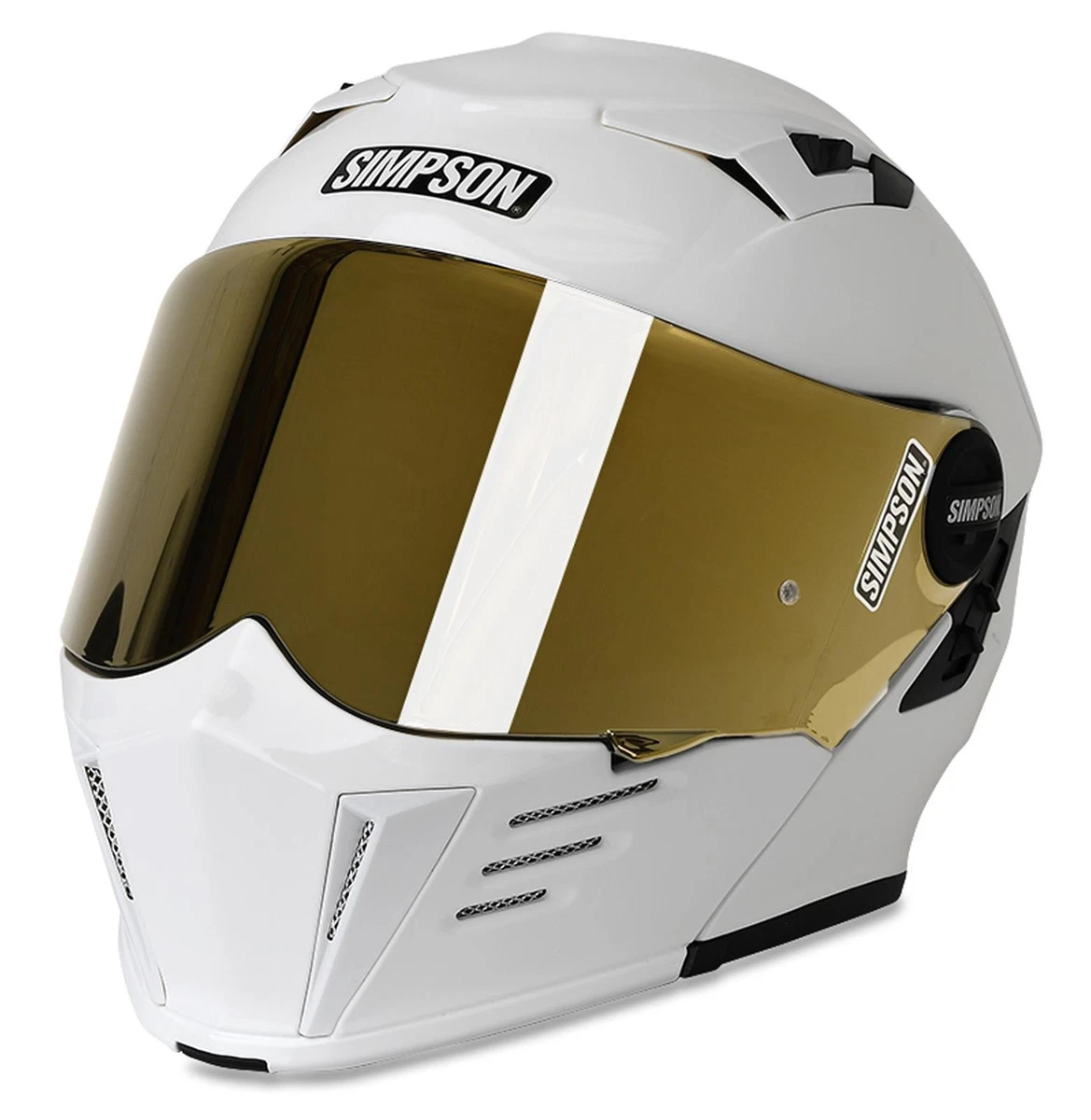 Simpson White Motorcycle & Powersports Helmets for sale | eBay