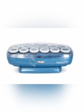 BaBylissPRO Nano Titanium Hot Rollers Set Blue Hair Curlers Heated Styling Tool.