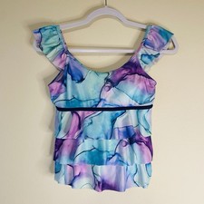 Justice Juniors Swim Bikini Top Size L/G 12/14 