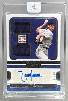Randy Johnson 2023 Panini Three Two Full Count Hall of Fame Patch Auto 8/15