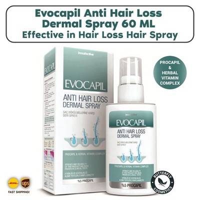 Evocapil Anti Hair Loss Dermal Spray 60 ML Wirksam bei Haarausfall Haarspray