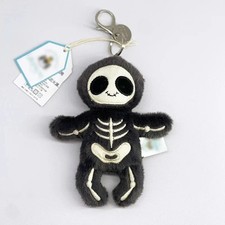 Skeleton Bob Bag Charm Fun Spooky Halloween Plush Keychain Doll Toys