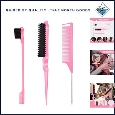Flexible Hair Brush Set for Edge Control, Ponytails and Baby Hair Smoothing