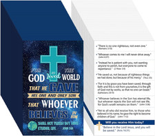 200 Pcs Gospel Tract Card Salvation Cards Pocket Holy Postcard Prayer Postcards 