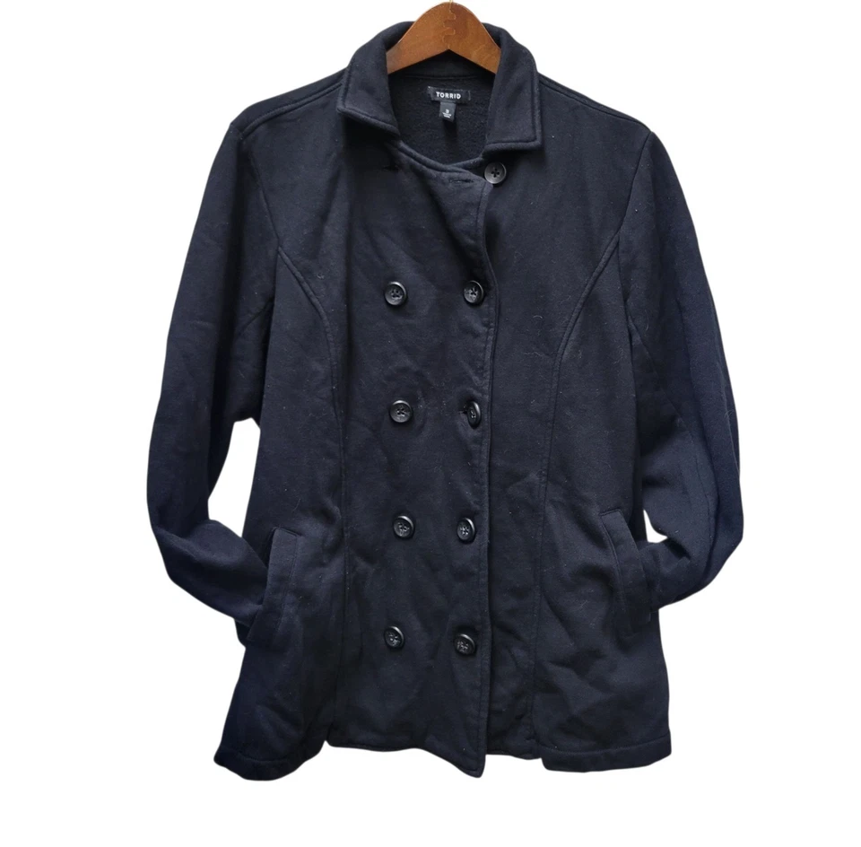 Chaqueta Abrigo Mujer Torrid Doble Pecho Guisante Talla 3 Excelente Estado  Foto 2 de 4