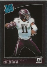 V44a) 2021 Panini Optic Kellen Mond RC Rookie Card Minnesota Vikings. rookie card picture