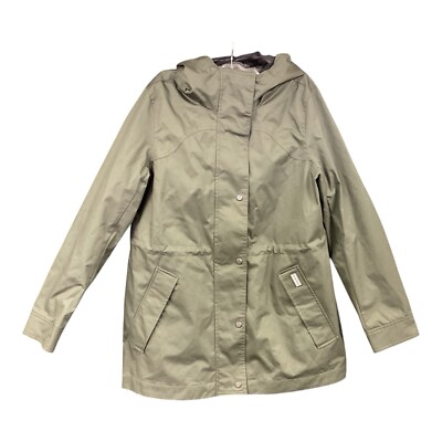 *NEW* Hunter Ladies' Water Resistant Cotton Smock Rain Jacket Green , Size L