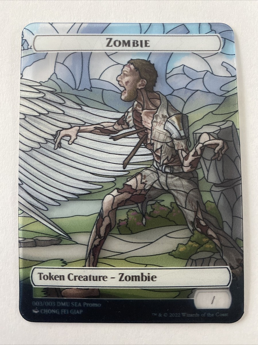 MTG Zombie Token Dominaria United SEA APAC Battlefield Mural Promo NM | eBay