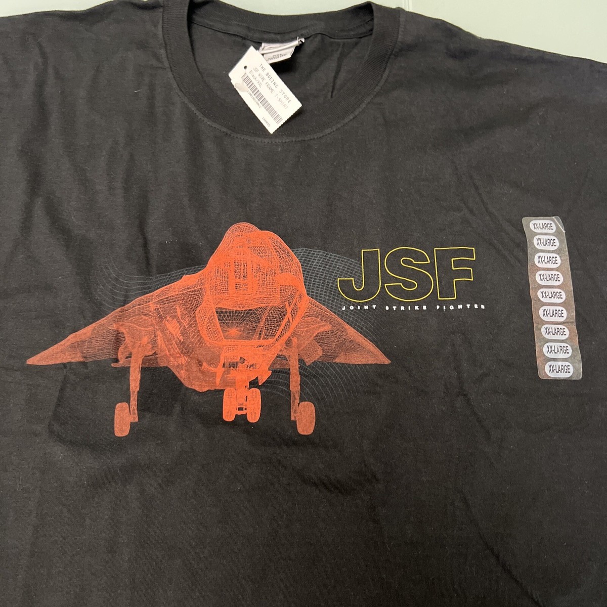Boeing JSF Joint Strike Fighter Vintage T-shirt Made in USA Men's