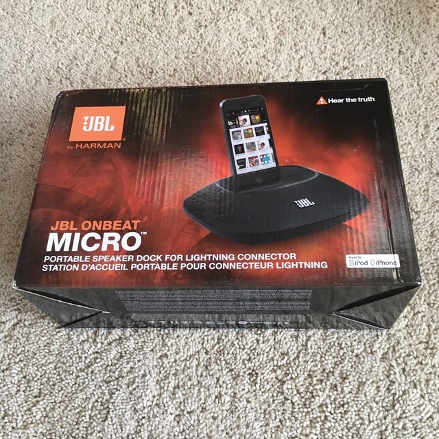 dock station jbl on beat micro