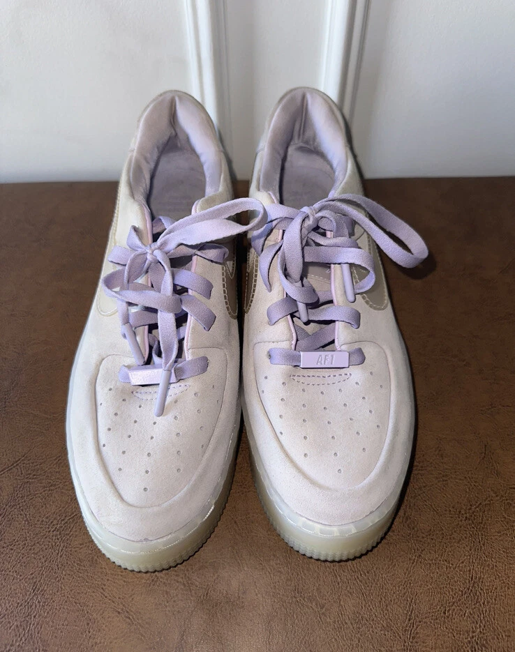 Nike Air Force 1 Size 8.5 Women Lilac Sage Purple