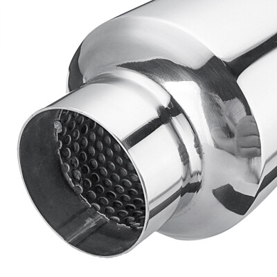Auto-Endrohre Universal 2,25"/2,5" Edelstahl Auspuff Resonator Endrohr Schalldämpfer Auto Schalldämpfer Rohr Auspuff System Auspuffblenden (Farbe : 57mm