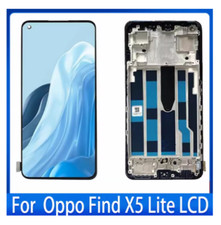 OLED LCD Display Touch Screen Frame Repair Part For Oppo Find X5 Lite CPH2371