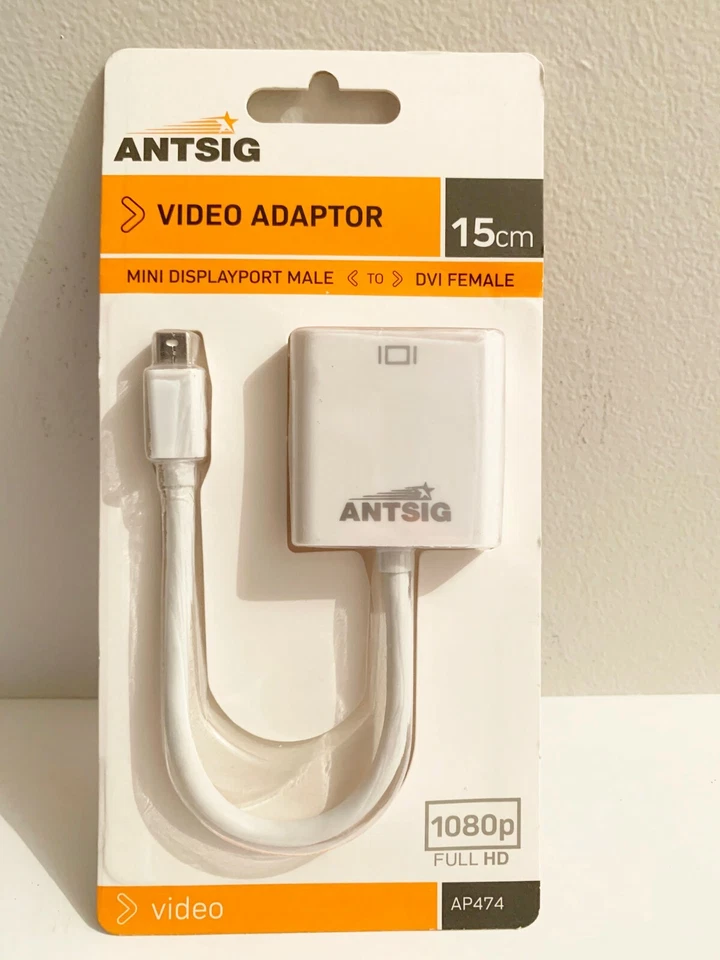 1080p Mini Displayport Male to DVI Female Video Adapter Cable Converter Chipset - Image 3 of 4