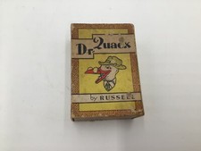 Vintage 1940s Dr. Quack A Big Little Card Game by Russell Made in USA