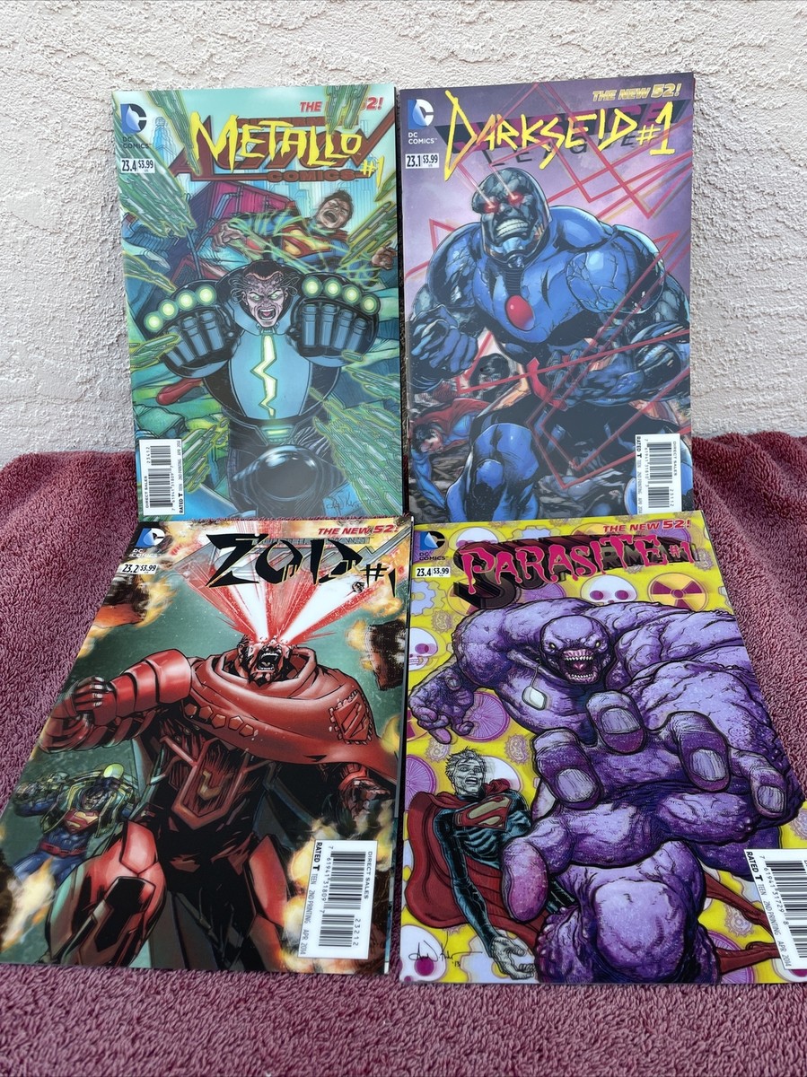 Superman Villains The New 52! DC Comics Lenticular 3D Cover