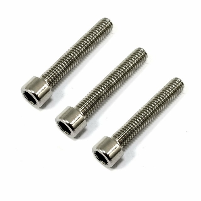 3x Wheel Center Hub Cap Screw Nickel M6X35 for KMC XD Series XD833