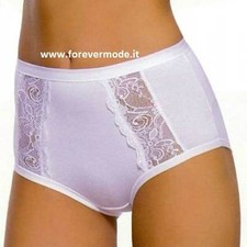 6 Women's Jadea Cotton Modal Briefs With Lace And Tubular Elastics Art 534