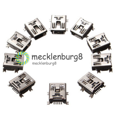 20PCS Mini USB SMD 5 Pin Female Mini B Socket Connector Plug NEW