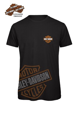 HARLEY DAVIDSON T-Shirt Motorrad Motorcyclist Shirt Shirt +Sticker Geschenk