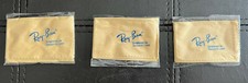 Three (3X) Surplus Genuine Classic Vintage Ray-Ban USA Lens Cleaning Cloths