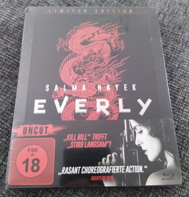 EVERLY DIE WAFFEN EINER FRAU (2014) BLU-RAY STEELBOOK UNCUT SALMA HAYEK *NEU+OVP