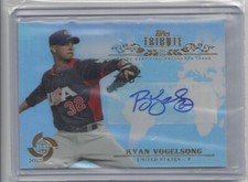 Ryan Vogelsong 2013 Topps Tribute WBC Auto Team USA WS Champion Giants
