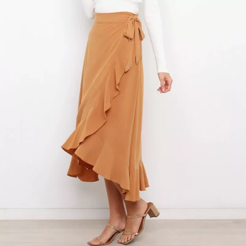 Formal wrap skirt hotsell