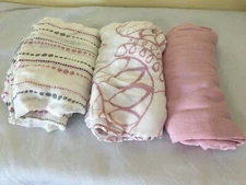 New Aden and Anais Bamboo Swaddle Blanket Boutique 47" x 47" Many Patterns