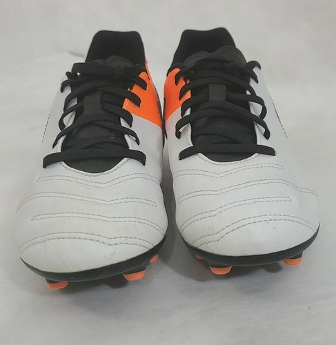 Nike JR Tiempo Rio III FG Jr Soccer Cleats Size 6Y #819195 108 White Orange  | eBay