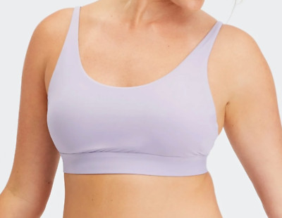 NEW Fabletics FINE TOUCH NAKED Scoop neck bralette bra SHADE XXS 0-2 Lavender