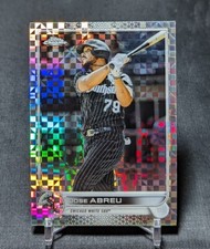 Jose Abreu X-Fractor Refractor 2022 Topps Chrome Baseball #28 Chicago White Sox
