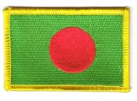 AufnäHer Bangladesch Patch Flagge Fahne
