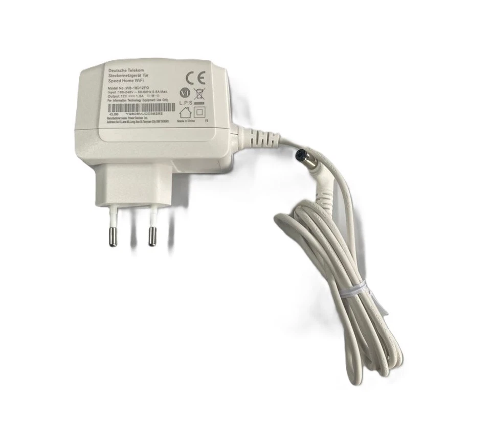 Deutsche Telekom Stecknetzgerät, Netzteil für Telekom Speed Home WiFi WB-18D12FG