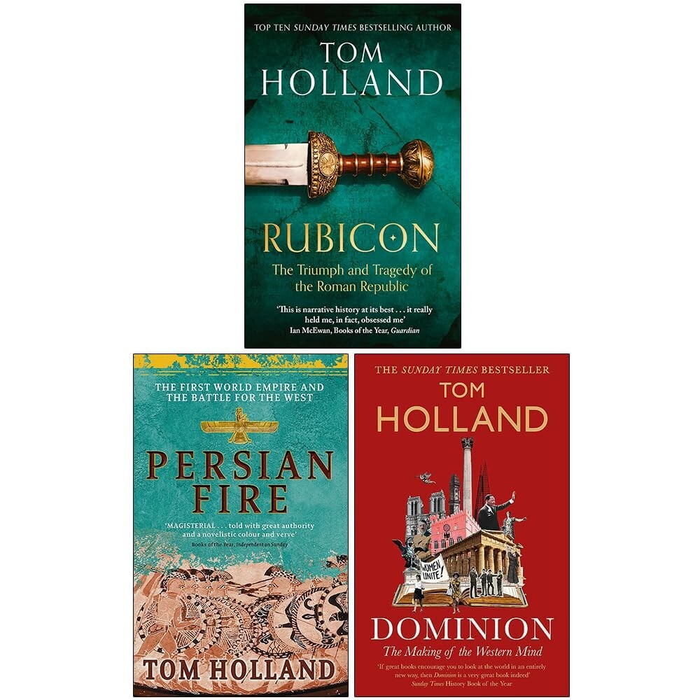 Tom Holland Collection 3 Books Set Persian Fire, Dominion,Rubicon Paperback